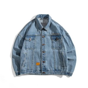 Men's Classic Denim <b>Jacket</b> Nylon/Cotton Blend Waterproof Breathable Trucker <b>Jacket</b> Casual Streetwear Outerwear Custom Logo ODM - Product Image 2