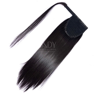 Cabello Natural Negro de Alta Calidad, Liso Natural, Cola de Caballo de Cabello Humano Real con Precio de Mayoreo - Product Image 2