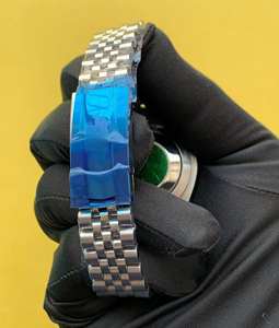 Reloj BOJ Plain R.O.L.E.X.03 de 41 mm, Acero Inoxidable, Movimiento Japonés Dual, Esfera con Diamantes, Lujoso, Resistente al Agua 3BAR, Unisex - Product Image 4