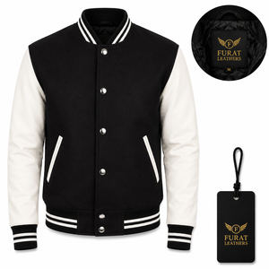 Blouson Bomber en Cuir Noir Matelassé Personnalisé OEM Henry, Style Streetwear, Hiver, Cuir Véritable Marron, Imperméable, Col Montant, Homme - Product Image 5
