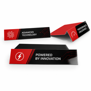 Custom Made PVC <b>Shelf</b> Talker Promotional Display Board with Printing for Brand Product Advertising - Product Image 1