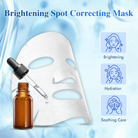 Masque facial ODM à la vitamine B3 pour booster l'éclat, restaurer la barrière d'hydratation de la peau et affiner la texture
