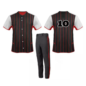 Conjunto de Uniformes de Béisbol Sublimados Personalizados, Ropa Deportiva Unisex de Poliéster de Secado Rápido y Transpirable, Conjunto de Uniformes de Softbol - Product Image 1