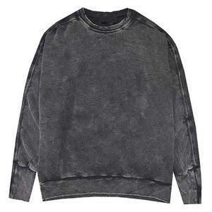 Sudaderas Premium Personalizadas con Lavado Ácido para Hombre, Ropa Deportiva Ligera, Ropa Casual, Corte Regular, Sudaderas Básicas de Algodón Bordadas - Product Image 1