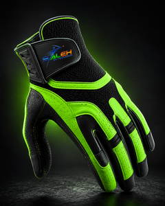 Gants de golf personnalisés noir et vert fluo, respirants, haute performance, antidérapants, séchage rapide, pour le sport, OEM ODM, vente en gros - Product Image 3