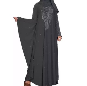 Abaya pour femmes, dernier style, fabricant pakistanais, robe musulmane, vêtements pour femmes, type Abaya Kaftan, Abaya Dubaï, Abaya Qatari - Product Image 2