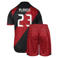 Conjunto de Uniforme de Fútbol Personalizado para Hombre, Elástico en Cuatro Direcciones, Absorbente de Humedad, Antibacterial, Ecológico, Transpirable y de Secado Rápido