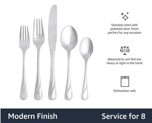 Ensemble de couverts écologiques en acier inoxydable indien, prêt à l'exportation, lavable au lave-vaisselle, pour événements majeurs et dîners relaxants, vente en gros - Product Image 5