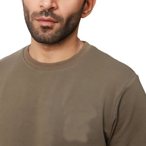 Sweat-shirt à col rond pour homme personnalisé, en molleton épais, pull décontracté en mélange de coton - Product Image 3