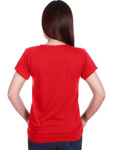 Nueva Camiseta Corta Informal de Color Sólido para Mujer, Camiseta Básica Ajustada de Tela para Mujer, Camiseta con Logotipo Personalizado con Impresión Puff Unisex 2026 - Product Image 3