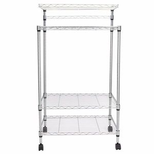 Étagère de cuisine réglable à 4 niveaux, support pour four à micro-ondes, chariot de rangement pour îlots et chariots de cuisine - Product Image 4