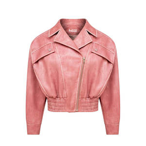 Chaquetas de Cuero Cortas para Mujer, Hechas con el Mejor Material, a la Moda, para Invierno - Product Image 1