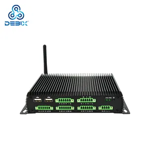 DEBIX imx8mp Mini PC más barato Caja de computadora Industrial PC Industrial 4G Mini caja PC con ranura para tarjeta SIM