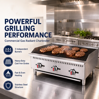 Dezoton ETL, fabricant professionnel d'équipements de restauration commerciale, barbecue au gaz, plaque de cuisson, gril en acier inoxydable pour restaurant