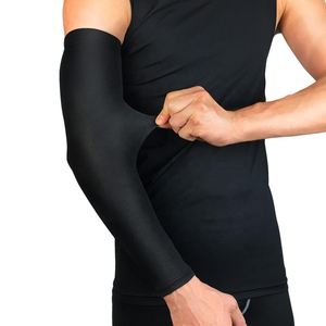 Manchons de compression sportifs pour le soutien et la récupération musculaire, en nylon, protection UPF30, pour hommes, cyclisme, course à pied, gym, fitness - Product Image 4