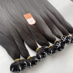 Extensión de cabello virgen de grado 11A de alta calidad, trama recta, Vietnam, Super doble estándar, cabello humano crudo, Color Natural, venta al por mayor - Product Image 2