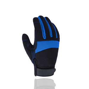Guantes de Seguridad Duraderos con Palma Acolchada de Cuero para Manejo de Materiales en Almacenes y Reparación Automotriz, Diseño Casual - Product Image 3