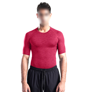 Camisetas de Compresión de Manga Corta para Hombre, Ropa Deportiva para Gimnasio y Running, Calidad Superior, Precio al por Mayor - Product Image 1