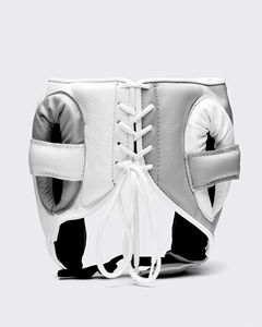 Custom Real Leather Boxing Gloves with Lace-Up Closure Comfortable Hand Grips Sparring Set Includes Head & Groin Guards Adult - Product Image 3