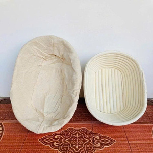 Wholesale Rattan Oval Round Proofing <b>Basket</b> Banneton for <b>Bread</b> Dough Fermentation Baking <b>Basket</b> for <b>Bread</b> Baking Storage <b>Baskets</b> - Product Image 5