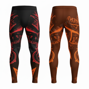 Customized Clothing UV Protection Swimming Workout Training Fitness Yoga Compression Leggings For Men's Full Length OEM ODM Pant - Product Image 6