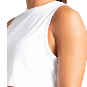 Top Corto Personalizado para Mujer, Cuello Alto, Sin Mangas, para Gimnasio, Ejercicio, Fitness, Yoga, Ropa Deportiva Transpirable, Venta al Por Mayor OEM - Product Image 4