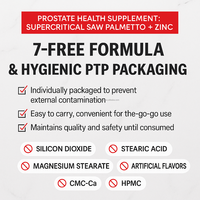 Capsules de zinc puissantes pour la vitalité masculine et le soutien de la santé de la prostate 500 mg x 30 capsules OEM