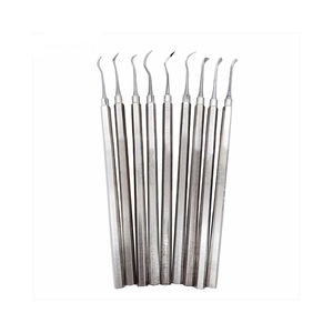 เครื่องมือขูดหินปูนฟันหลัง Metal Med Corporation รุ่น MM-0526-412 แบบใช้มือจับลายกันลื่น ผลิตจากสแตนเลส ได้รับการรับรองมาตรฐาน CE ปลายคม - Product Image 1