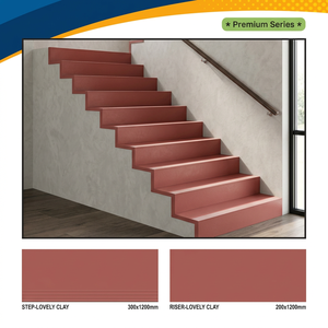 Azulejos de Porcelana de Lujo de 200x1200 mm, Antideslizantes, Semi-Mate, para Escaleras Exteriores Rústicas, con Textura de Imitación Piedra - Product Image 2