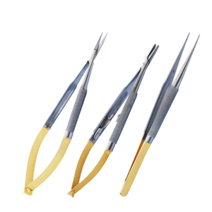 TC Castroviejo Microsurgery Set Needle Holder <b>Scissor</b> Forceps Stainless Steel Reusable Surgical Instruments for <b>Dog</b> Use Regal - Product Image 3