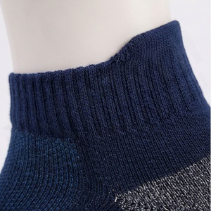 Ankle <b>Socks</b> Geometric Pattern Blue Breathable Running Sports <b>Socks</b> for Adults Summer Thin Knitted <b>Polyester</b> Spandex - Product Image 4
