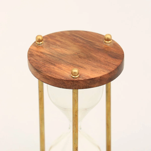 Premium Handcrafted Wooden <b>Sand</b> <b>Timer</b> Vintage Hourglass for Home and Office Decor at Wholesale Price - Product Image 2