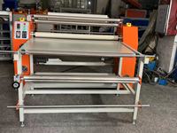 Machine de presse à chaud rotative à tambour calandre, format rouleau à rouleau, surdimensionnée 100x120CM, pour sublimation textile personnalisée de t-shirts