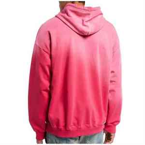 Sweat à capuche délavé pour homme en coton, style streetwear décontracté, coupe ample avec poche - Product Image 2