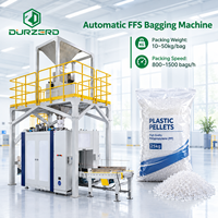 Machine d'emballage FFS 10-50 kg, machine de remplissage et de scellage de sacs pour granulés plastiques, machine d'emballage FFS automatique