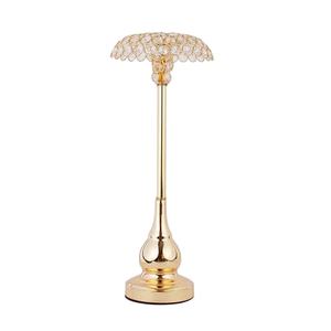 Pilier de bougie en cristal, présentoir pour décoration de la maison, vente en gros, porte-bougie en métal, offre spéciale 2023 - Product Image 1