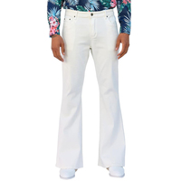 Pantalon évasé pour homme, nouveau pantalon évasé décontracté pour homme, bonne qualité, couleur unie, pantalon de survêtement évasé fait main