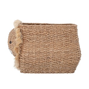 Panier en jonc de mer à motif de tête de lion, fait main, panier de rangement, vente en gros, écologique, fabriqué au Vietnam - Product Image 3