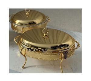 Recipiente para Calentar Comida de Acero Inoxidable con Diseño Elegante, Tapa Colgante, Tamaño y Capacidad Personalizables para Servir Comida en Hoteles, Hogares y Bufés - Product Image 4