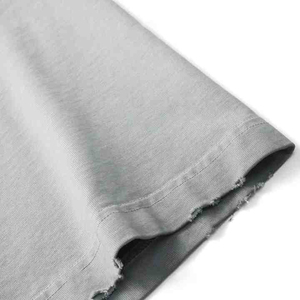 T-shirts vintage délavés surdimensionnés pour hommes, 100 % coton, coupe courte, effet usé, services OEM en gros - Product Image 2