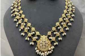 Collier de qualité supérieure Jadau avec boucles d'oreilles pour femmes Bijoux de marque pour la collection de vêtements de mariage - Product Image 2