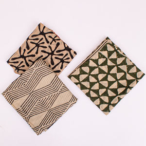 ชุดผ้าพันคอคอตตอนรักษ์โลก 3 ชิ้น ลายบากรู สไตล์อินเดียโบโฮ ใช้ได้ทุกฤดู จาก Craftjaipur - Product Image 4