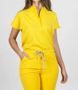 Uniformes de Hospital Cómodos de Lona y Spandex, Uniformes Médicos, Traje de Enfermera de Manga Larga, Nuevo Color, Traje Quirúrgico para Mujer - Product Image 3