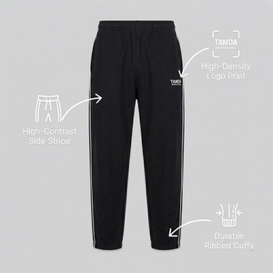 กางเกงจ็อกเกอร์โอเวอร์ไซส์สำหรับผู้ชายและผู้หญิง |   กางเกงทรงตรงแบบหลวม ระบายอากาศได้ดี เอวกลาง ยืดหยุ่น น้ำหนักเบา ทรงสกิมิทาร์ ผ้าชั้นอากาศ สวมใส่สบายสำหรับฤดูใบไม้ผลิ - Product Image 4