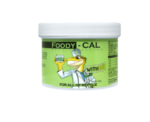 [FOODYWORM] Vitamina D3 y Calcio en Polvo Foodi-Cal de Corea para Reptiles Diurnos, Fábrica de Vitaminas para Mascotas - Product Image 1