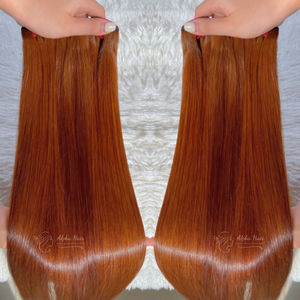 Extensiones de cabello liso de hueso Top1 de lujo, alineado con extensiones de cabello vietnamita cutícula de un solo donante, pelucas de encaje Full Hd sin pegamento - Product Image 5