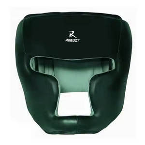 Protector de Cabeza de Cuero Integral para Boxeo, MMA, Kickboxing y Entrenamientos - Ligero, Ajustable, Protector y Transpirable - Product Image 1