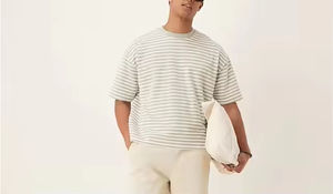 Camiseta Extra Grande para Hombre, 100% Algodón Puro, Cómoda, Suave, Moderna, de Color Sólido, Estilo Urbano, Personalizable, Venta al Por Mayor - Product Image 6