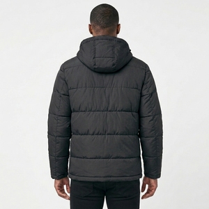 Chaqueta Acolchada para Hombre, Ligera y Cálida, con Capucha, para Uso Diario y Actividades al Aire Libre - Product Image 2