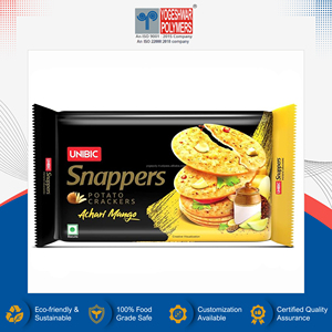 Film PET/METPET/LDPE naturel de qualité supérieure, de qualité alimentaire, à soudure centrale, imprimé en héliogravure, personnalisé, fabriqué en Inde, pour emballages de snacks - Product Image 3